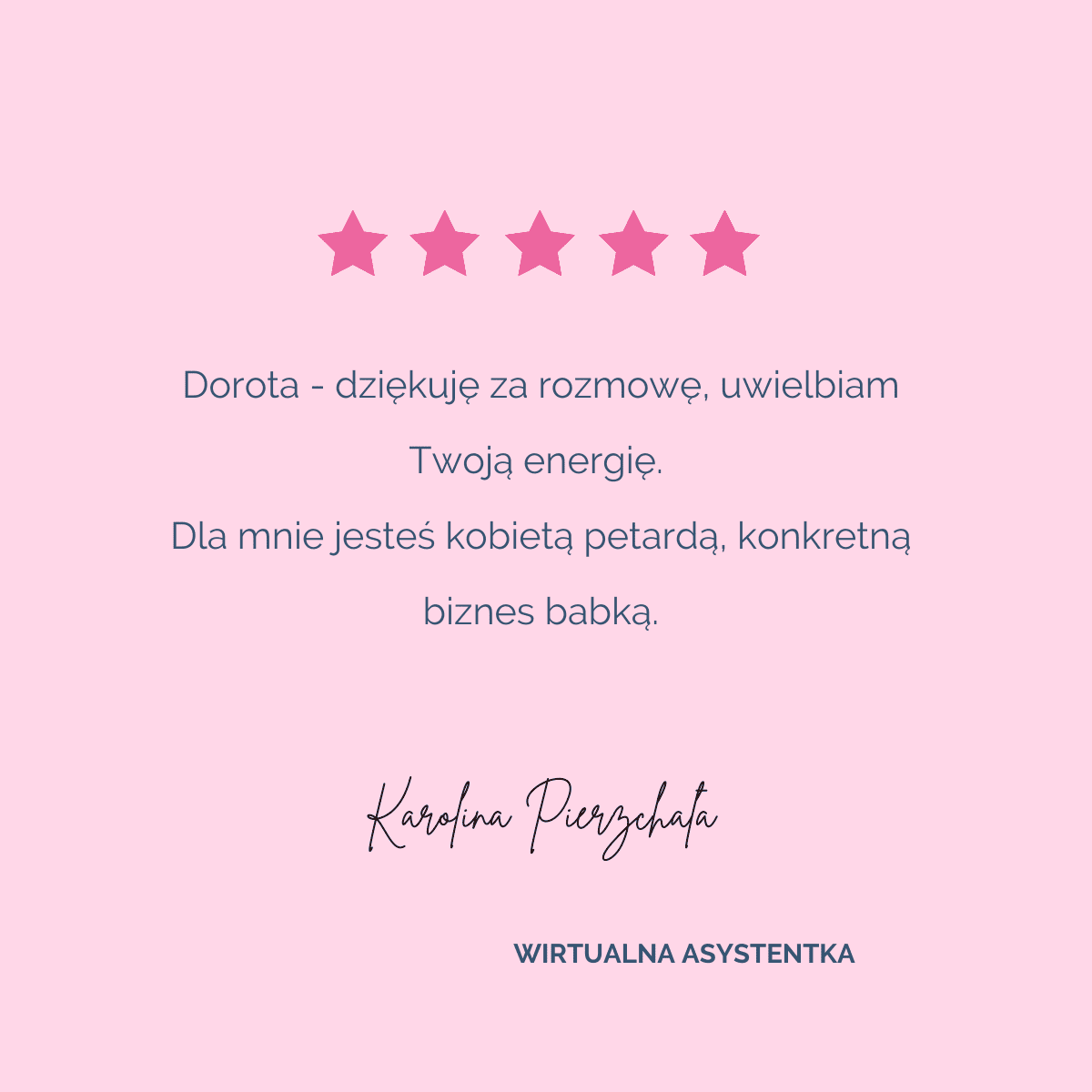 DOROTA MROCZEK, WIRTUALNA ASYSTENTKA WSPARCIE NOWOCZESNEGO BIZNESU