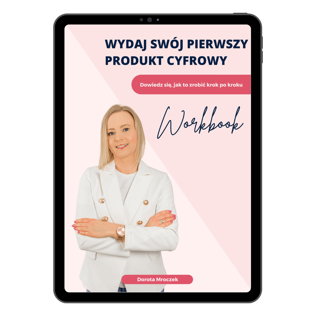 jak wydać swój produkt cyfrowy krok po kroku kurs ebook lead magnet mockup krok po kroku spis